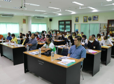 สหกรณ์จังหวัดพบปะพูดคุยกับผู้เข้ารับการฝึกอบรมโครงการหลักสูตรผู้ตรวจสอบกิจการสหกรณ์ ปีงบประมาณ 2566 ... พารามิเตอร์รูปภาพ 6