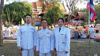 พิธีเจริญพระพุทธมนต์ ทำบุญตักบาตร และปล่อยพันธุ์ปลาน้ำจืด ... พารามิเตอร์รูปภาพ 1