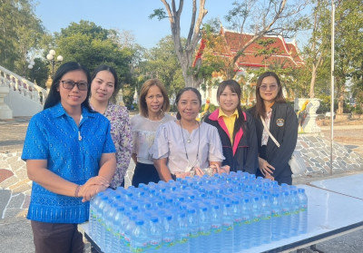 ร่วมพิธีถวายการต้อนรับและถวายน้ำปานะ พระภิกษุสงฆ์ สามเณร พารามิเตอร์รูปภาพ 1