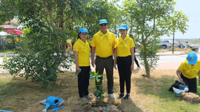 กิจกรรมปลูกต้นไม้เฉลิมพระเกียรติพระบาทสมเด็จพระเจ้าอยู่หัว ... พารามิเตอร์รูปภาพ 1
