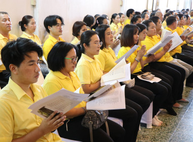 ร่วมพิธีเจริญพระพุทธมนต์เฉลิมพระเกียรติถวายพระพรชัยมงคลพระบาทสมเด็จพระเจ้าอยู่หัว เนื่องในโอกาสวันเฉลิมพระชนมพรรษา 6 รอบ 28 กรกฎาคม 2567 ... พารามิเตอร์รูปภาพ 7