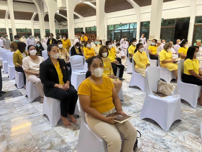 ร่วมพิธีเจริญพระพุทธมนต์เฉลิมพระเกียรติ ถวายพระพรชัยมงคลแด่ ... พารามิเตอร์รูปภาพ 1