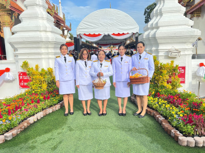 ร่วมรัฐพิธีเจริญพระพุทธมนต์และทำบุญตักบาตรถวายเป็นพระราชกุศลฯ เฉลิมพระเกียรติ เนื่องในโอกาสวันคล้ายวันประสูติสมเด็จพระเจ้าน้องนางเธอ เจ้าฟ้าจุฬาภรณวลัยลักษณ์ อัครราชกุมารี ... พารามิเตอร์รูปภาพ 1