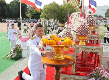 ร่วมพิธีวางพวงมาลาถวายราชสักการะพระบาทสมเด็จพระจุลจอมเกล้าเจ้าอยู่หัว เพื่อน้อมสำนึกในพระมหากรุณาธิคุณ เนื่องใน “วันปิยมหาราช วันที่ 23 ตุลาคม 2568 ... พารามิเตอร์รูปภาพ 1